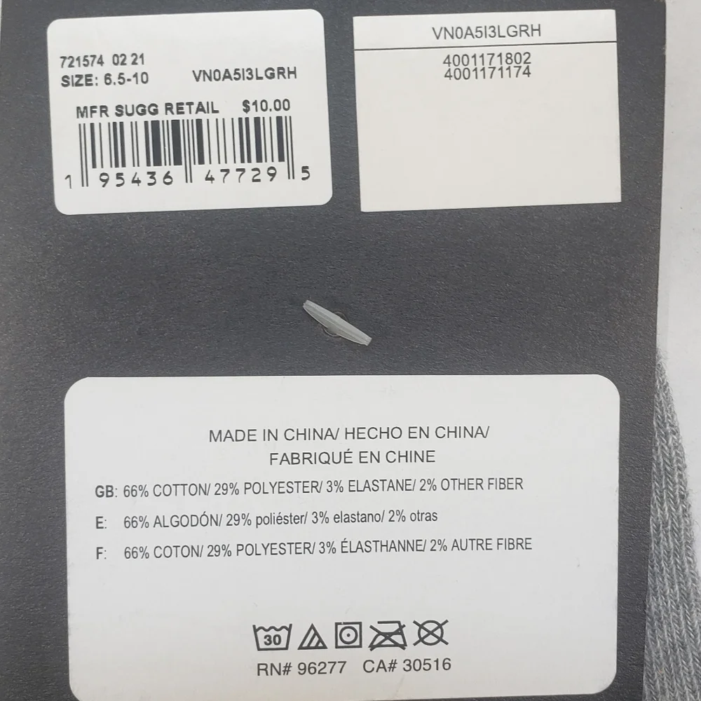 NWT Women's Vans Ankle Socks - Picture 3 of 6